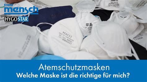 welche atemschutzmasker ist richtig.